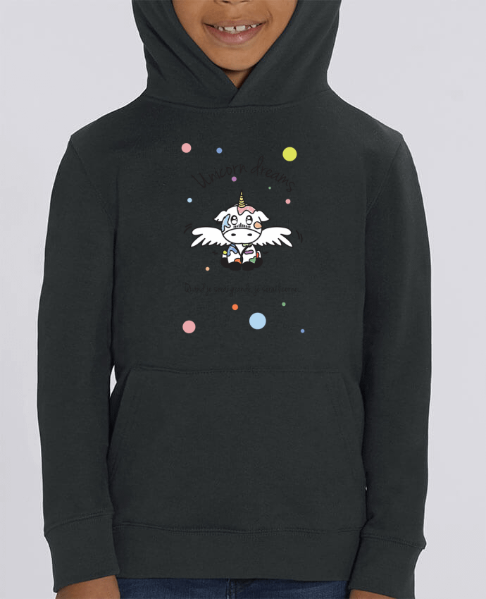 Kids\' hoodie sweatshirt Mini Cruiser Unicorn Dreams - Little cow Par 