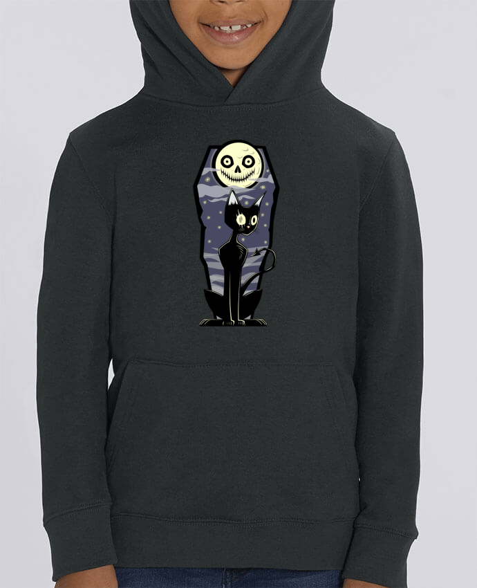 Kids\' hoodie sweatshirt Mini Cruiser Coffin Cat Par SirCostas