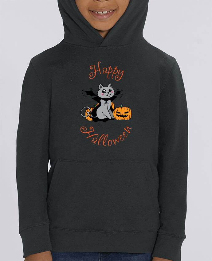 Sweat-shirt enfant Mini Cruiser Cut Cat Halloween - Chat vampire Par 