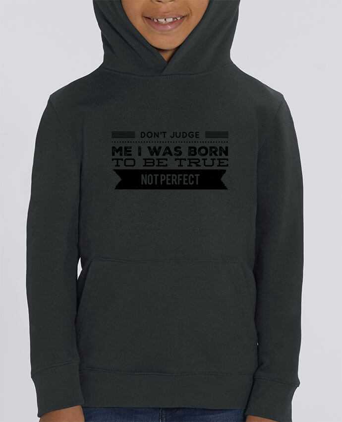 Kids\' hoodie sweatshirt Mini Cruiser Don't judge me Par Les Caprices de Filles