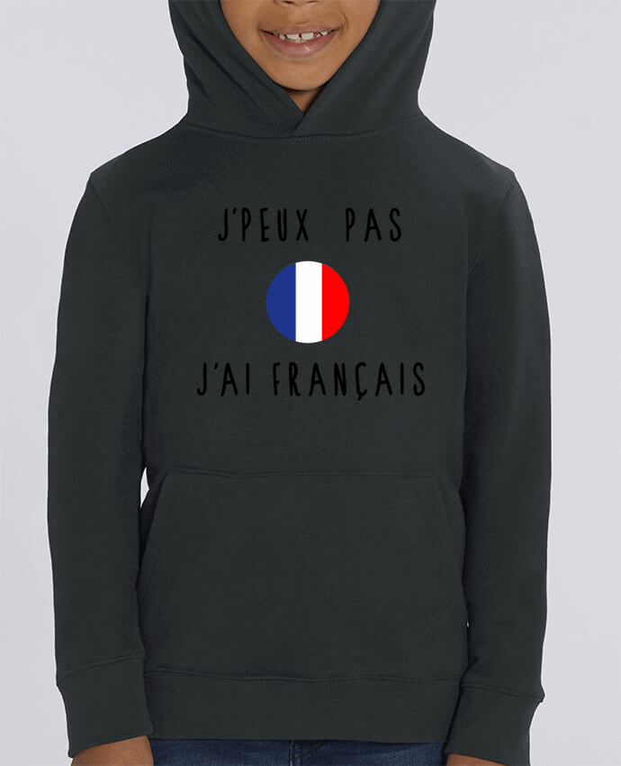 Kids\' hoodie sweatshirt Mini Cruiser J'peux pas j'ai français Par Les Caprices de Filles
