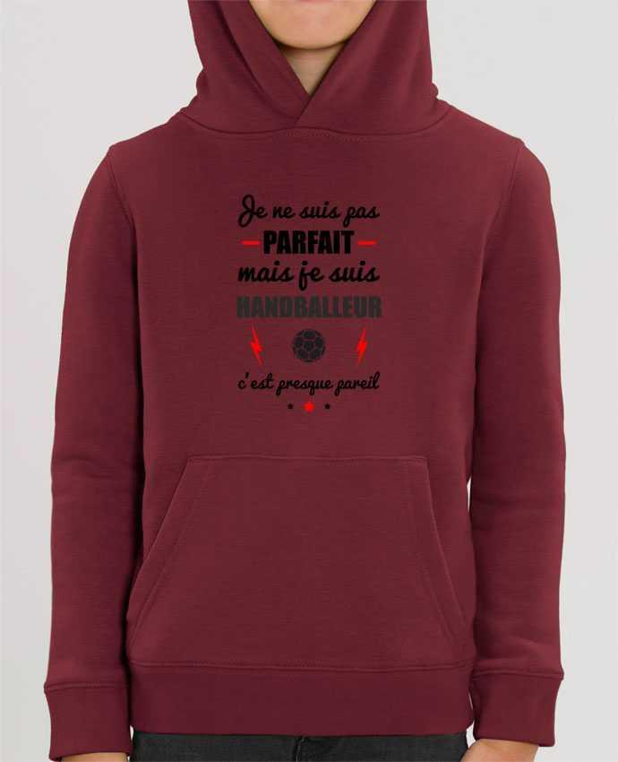 Sudadera Infantil con Capucha MINI CRUISER Je ne suis pas porfait mais je suis handballeur c'est presque poreil Par Benichan