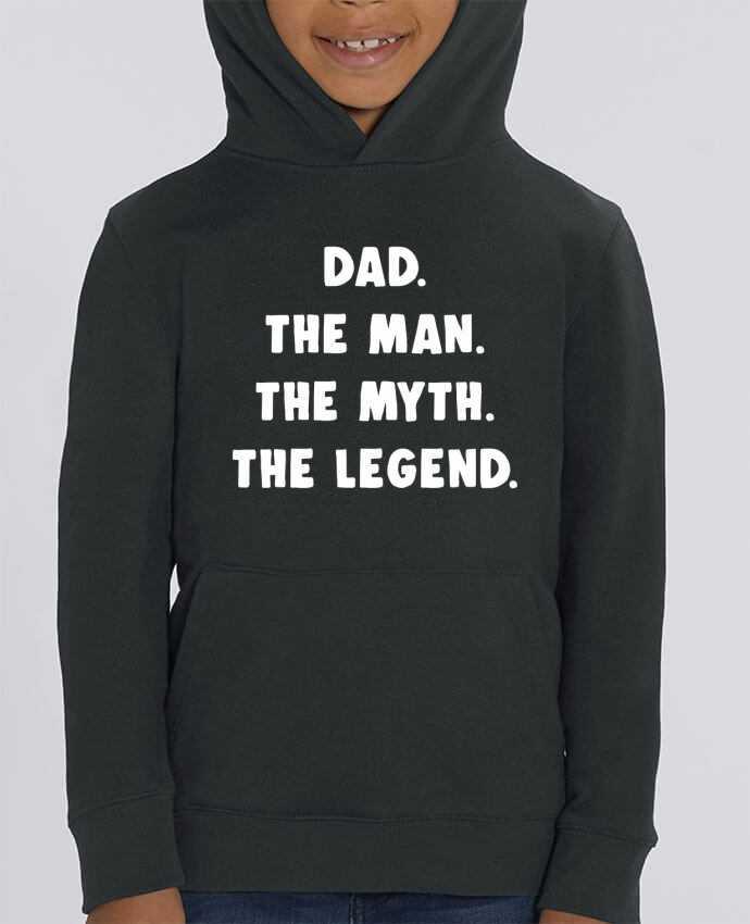 Kids\' hoodie sweatshirt Mini Cruiser Dad the man, the myth, the legend Par Bichette