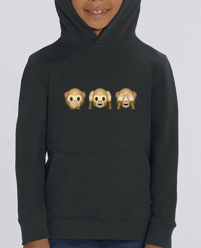 Kids\' hoodie sweatshirt Mini Cruiser Three monkeys Par Bichette