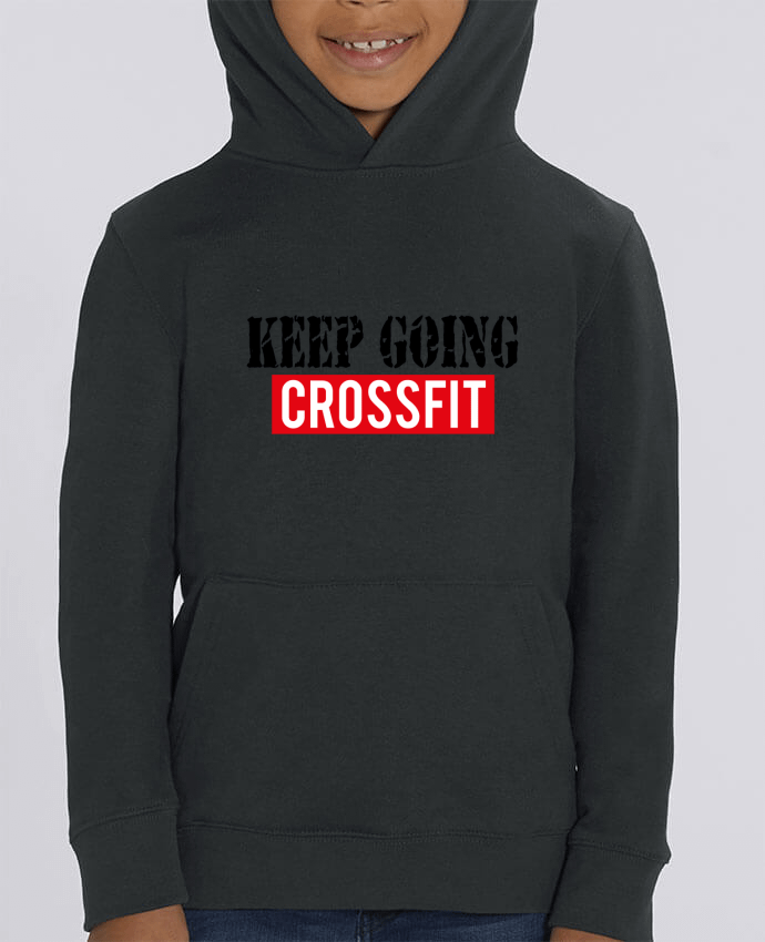 Kids\' hoodie sweatshirt Mini Cruiser Keep going ! Crossfit Par tunetoo