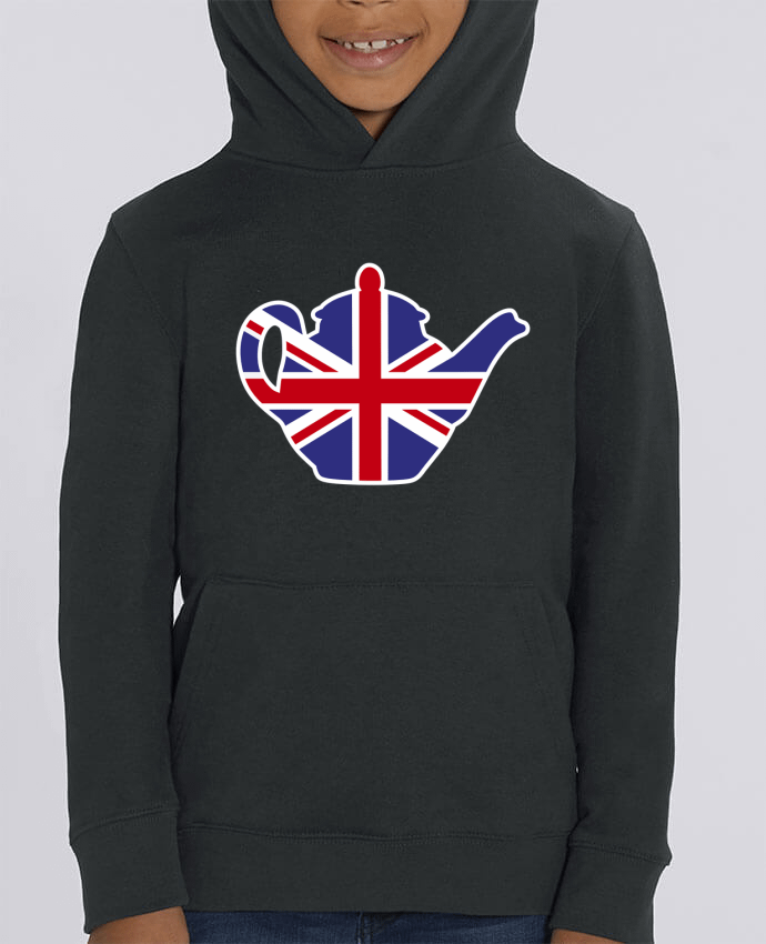 Kids\' hoodie sweatshirt Mini Cruiser British tea pot Par LaundryFactory