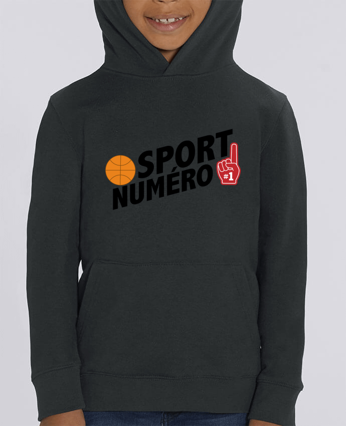 Kids\' hoodie sweatshirt Mini Cruiser Sport numéro 1 Basket Par tunetoo