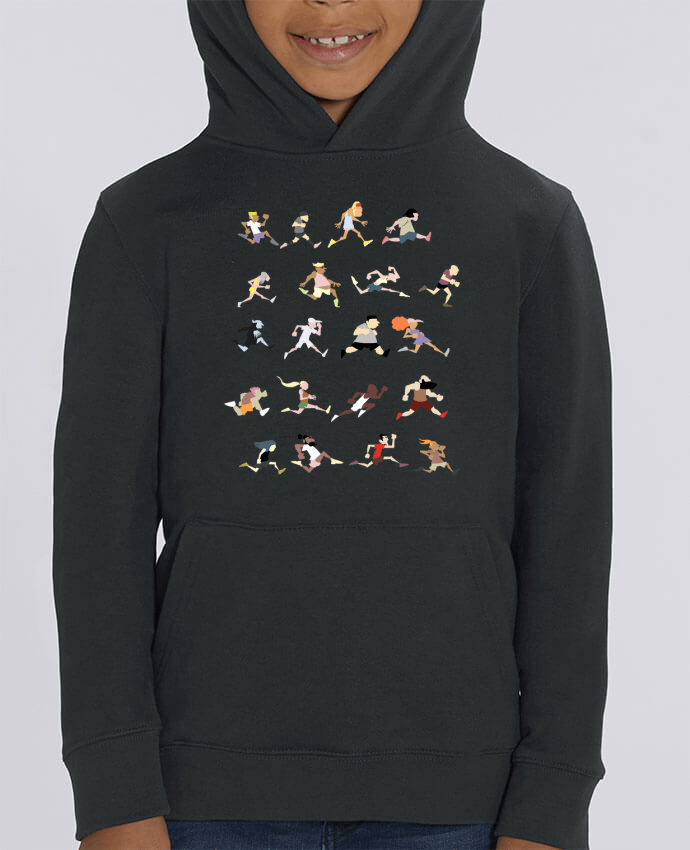 Kids\' hoodie sweatshirt Mini Cruiser Runners ! Par Tomi Ax - tomiax.fr