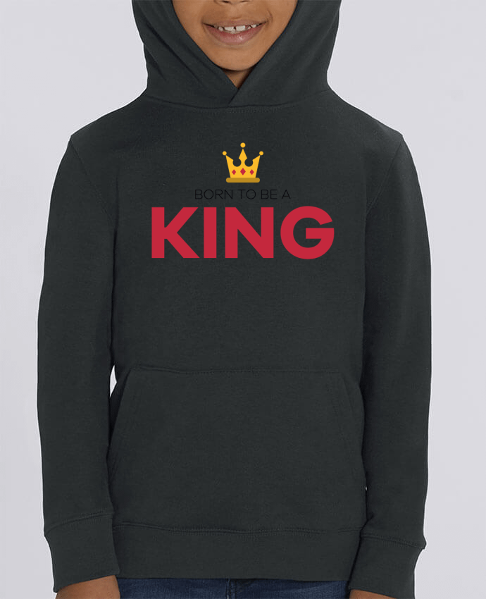 Kids\' hoodie sweatshirt Mini Cruiser Born to be a king Par tunetoo