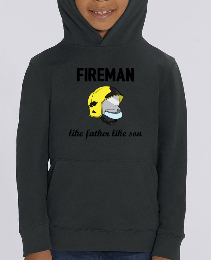 Kids\' hoodie sweatshirt Mini Cruiser Fireman Like father like son Par tunetoo