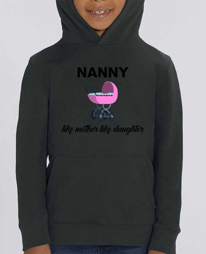Kids\' hoodie sweatshirt Mini Cruiser Nanny like mother like daughter Par tunetoo
