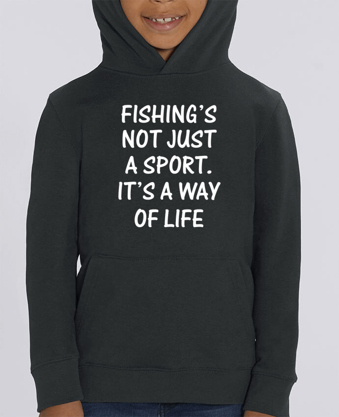 Kids\' hoodie sweatshirt Mini Cruiser Fishing way of life Par Original t-shirt