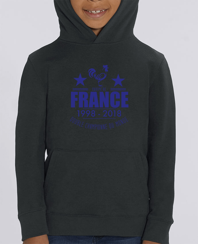 Kids\' hoodie sweatshirt Mini Cruiser Equipe de france double championne du monde Par Yazz