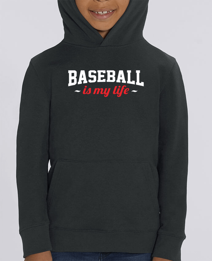 Kids\' hoodie sweatshirt Mini Cruiser Baseball is my life Par Original t-shirt