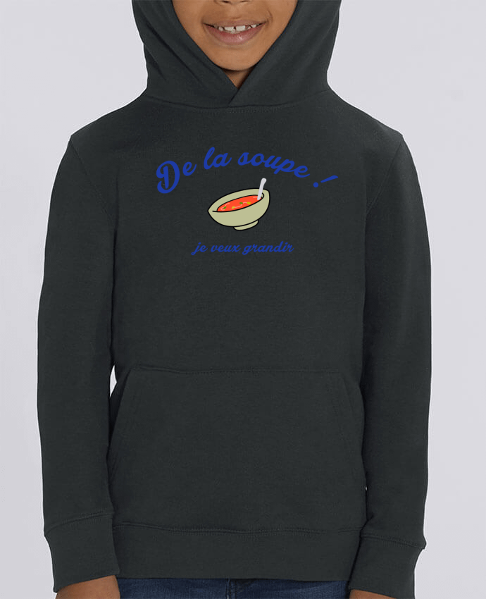 Kids\' hoodie sweatshirt Mini Cruiser De la soupe ! Par tunetoo