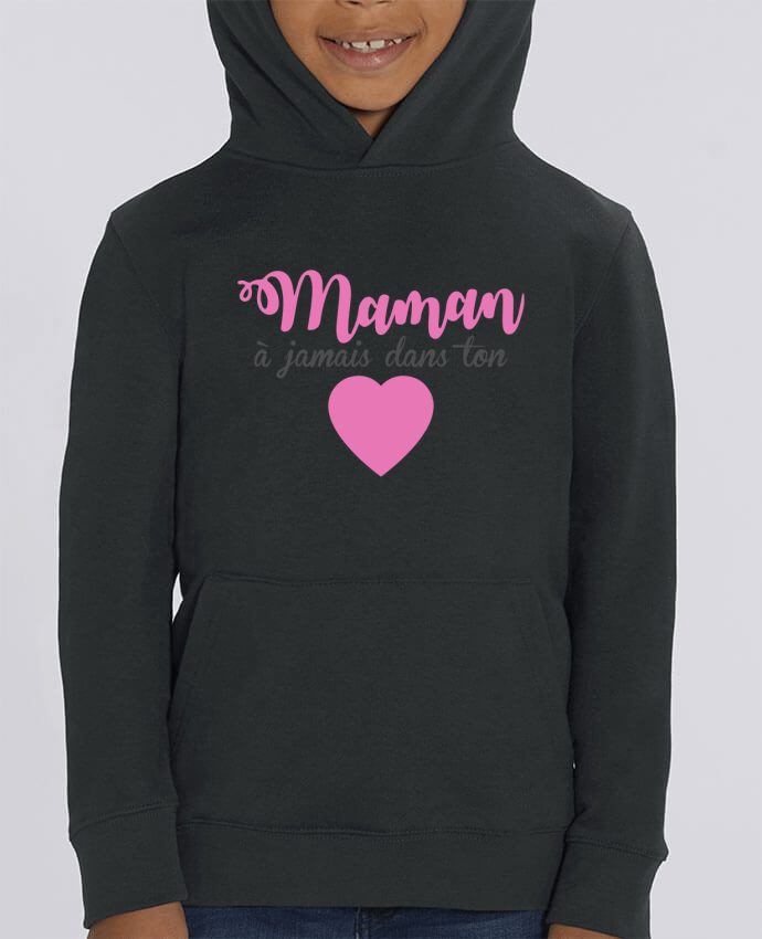 Kids\' hoodie sweatshirt Mini Cruiser Maman à jamais dans ton coeur Par tunetoo