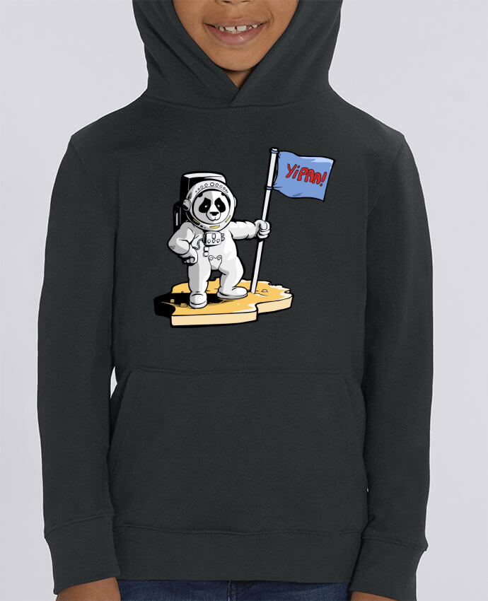 Kids\' hoodie sweatshirt Mini Cruiser Panda-cosmonaute Par Tomi Ax - tomiax.fr
