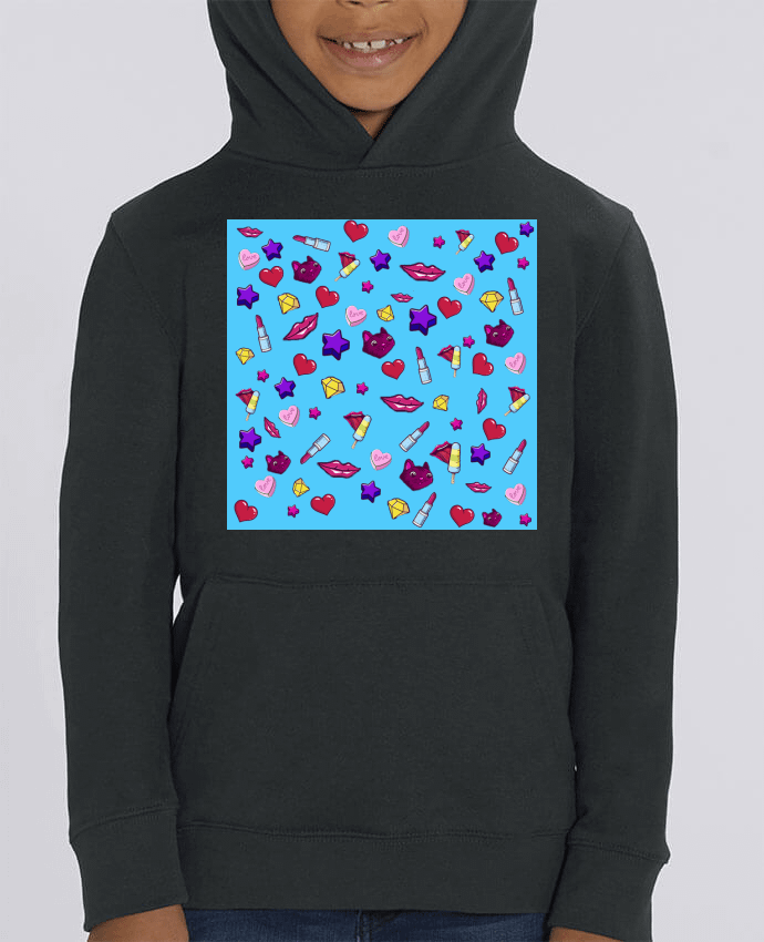 Kids\' hoodie sweatshirt Mini Cruiser Fashion Girl - Digital Pattern 1 Par inchauspe