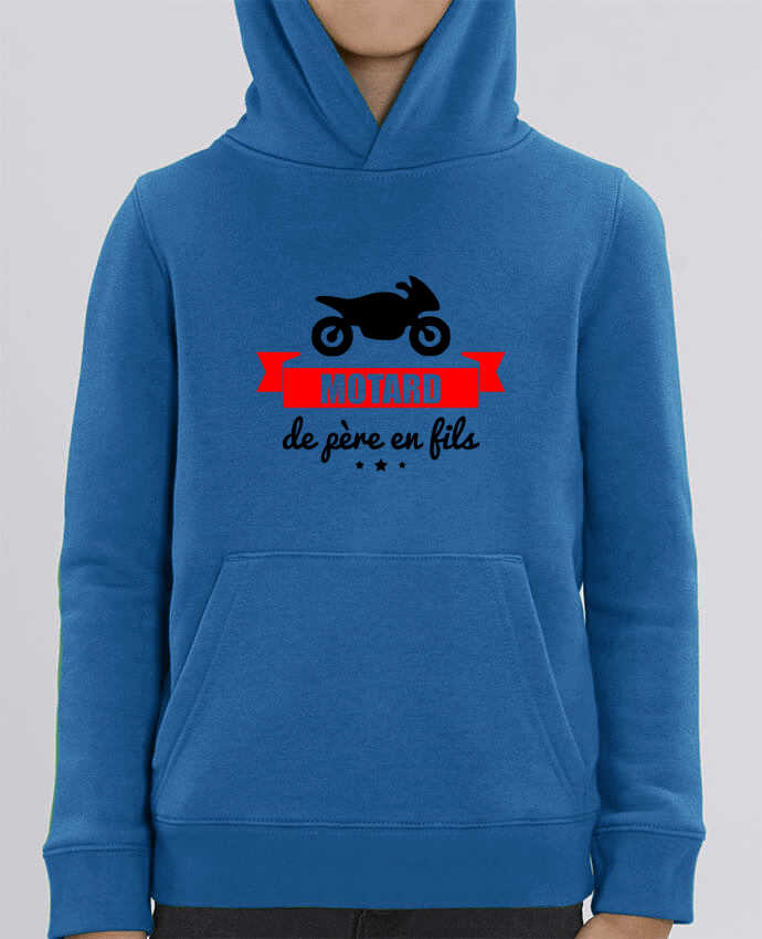 Kids\' hoodie sweatshirt Mini Cruiser Motard de père en fils, moto, motard Par Benichan
