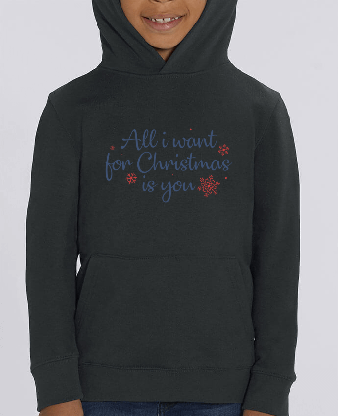 Sudadera Infantil con Capucha MINI CRUISER All i want for christmas is you Par Nana