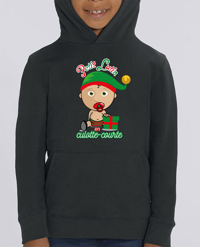 Kids\' hoodie sweatshirt Mini Cruiser Petit Lutin de Noël Par GraphiCK-Kids