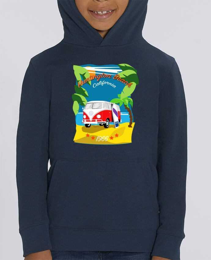 Kids\' hoodie sweatshirt Mini Cruiser VW Bus - Surf California Par pilive
