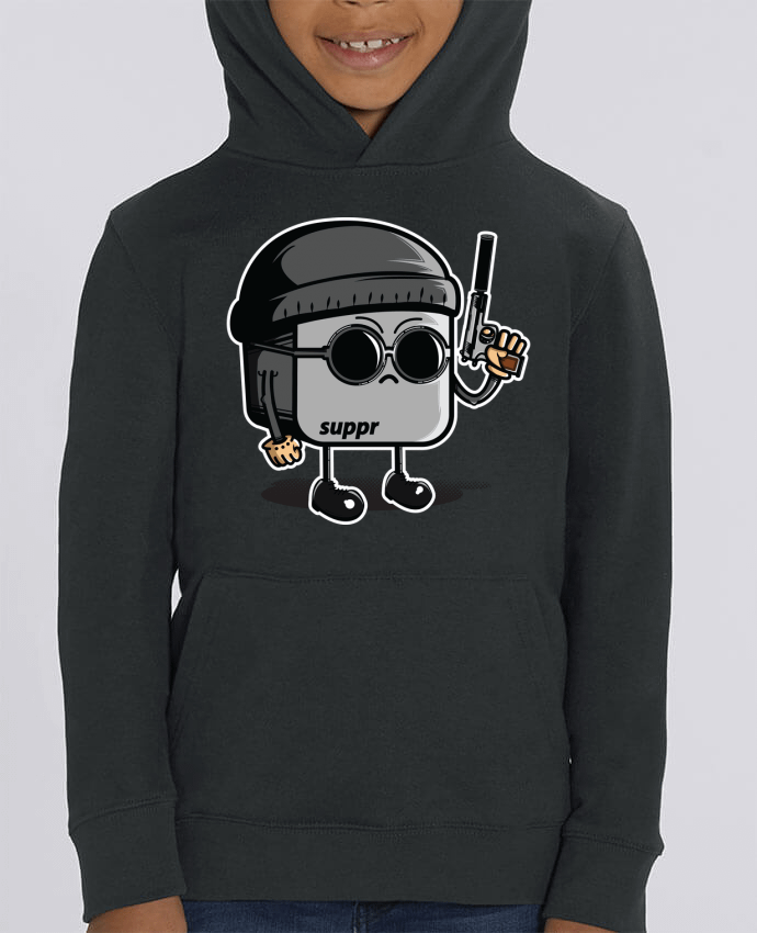 Kids\' hoodie sweatshirt Mini Cruiser LEON TOUCHPAD Par PTIT MYTHO