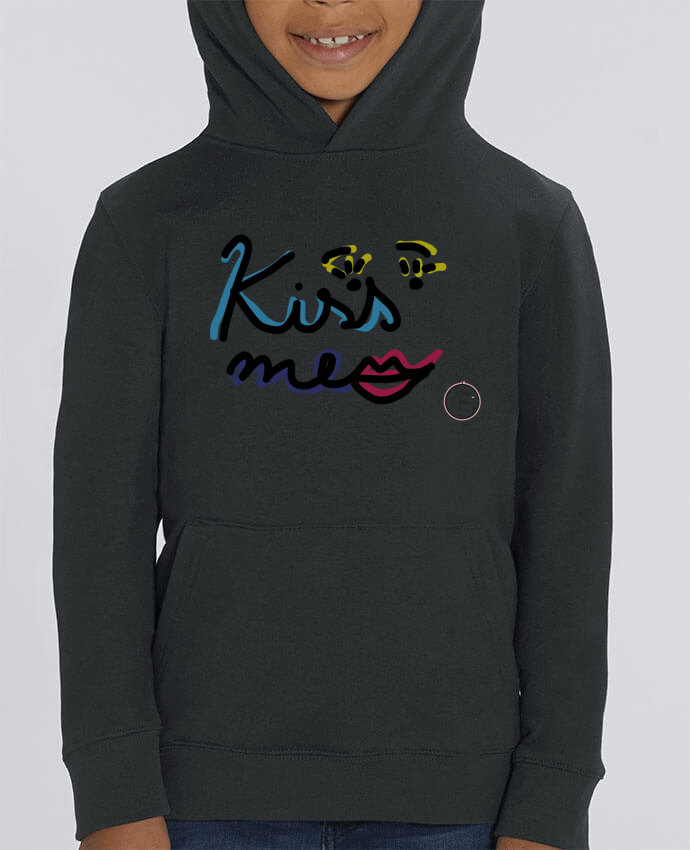 Kids\' hoodie sweatshirt Mini Cruiser Kiss me Par Juanalaloca