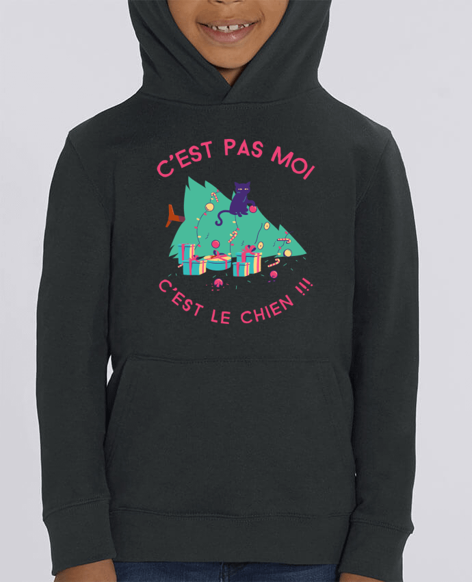 Kids\' hoodie sweatshirt Mini Cruiser Humour de chat Par SANDRA-WEB-DESIGN.CH