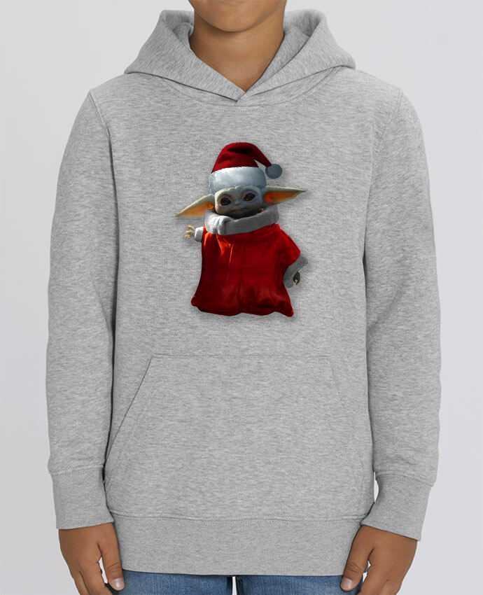 Kids\' hoodie sweatshirt Mini Cruiser Baby Yoda lutin de Noël Par Kaarto