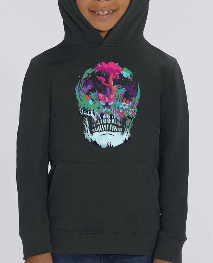 Kids\' hoodie sweatshirt Mini Cruiser Skull nature Par jorrie