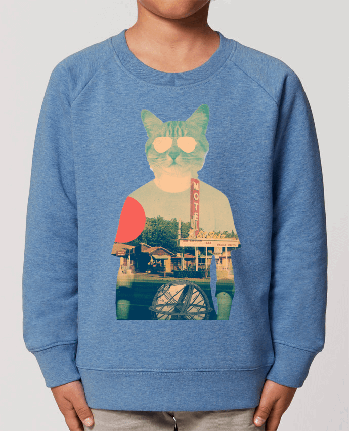 Iconic kids\' crew neck sweatshirt Mini Scouter Cool cat Par  ali_gulec