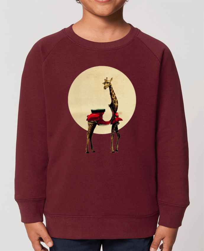 Sweat Enfant Col Rond- Coton - STANLEY MINI SCOUTER Giraffe Par  ali_gulec