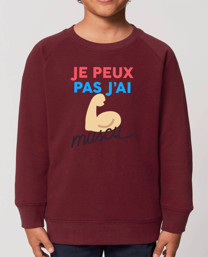 Sweat-shirt enfant je peux pas j'ai muscu Par  Ruuud