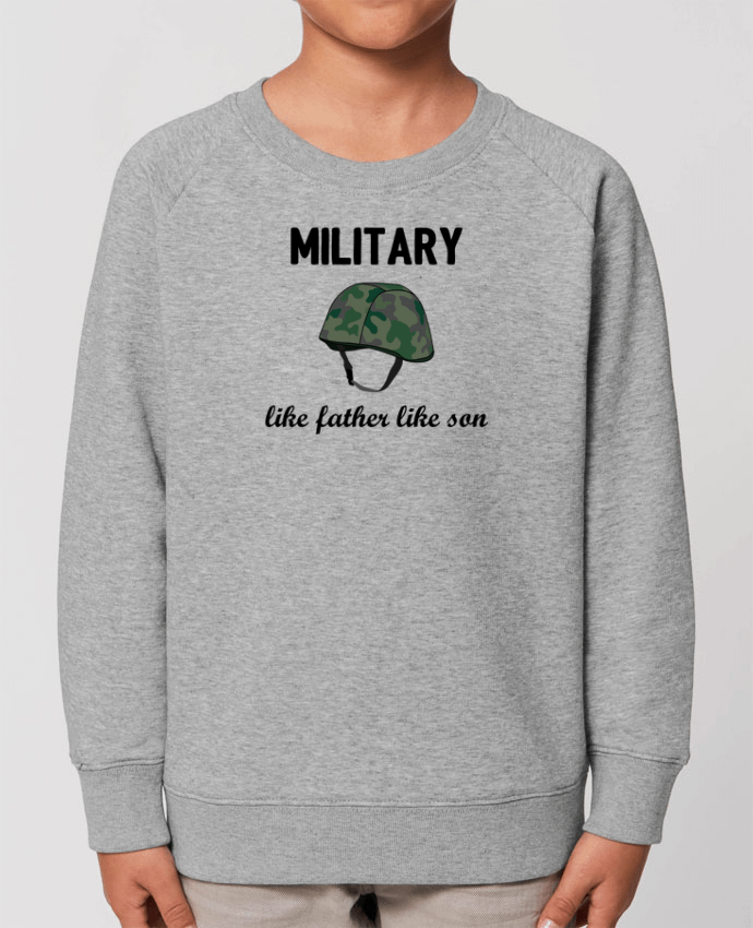 Sweat-shirt enfant Military Like father like son Par  tunetoo