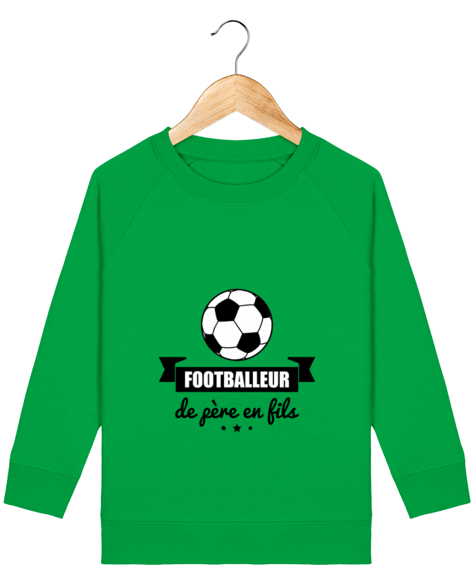 Sweat-shirt enfant Footballeur de père en fils, foot, football Par  Benichan