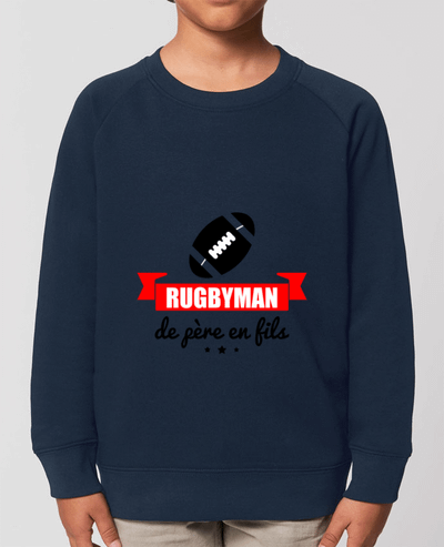 Sweat-shirt enfant Rugbyman de père en fils, rugby, rugbyman Par  Benichan
