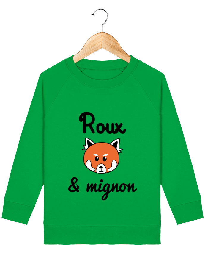 Iconic kids\' crew neck sweatshirt Mini Scouter Roux & Mignon, Panda roux Par  Benichan
