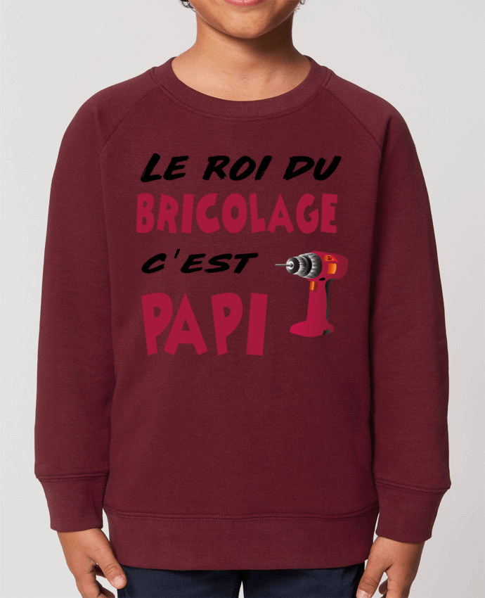 Iconic kids\' crew neck sweatshirt Mini Scouter Papi bricoleur Par  jorrie