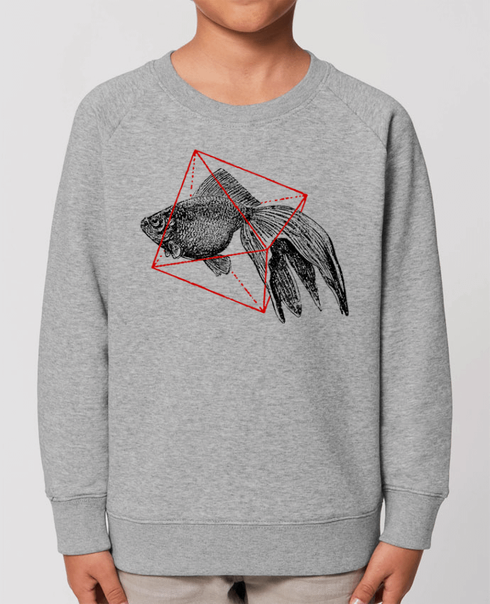 Sweat-shirt enfant Fish in geometrics II Par  Florent Bodart