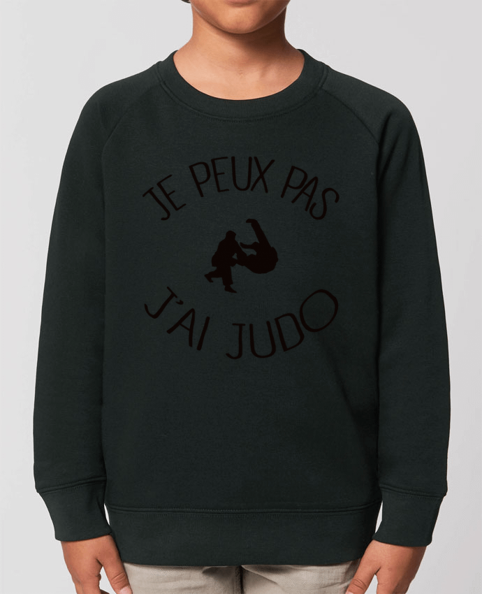 Iconic kids\' crew neck sweatshirt Mini Scouter Je peux pas j'ai Judo Par  Freeyourshirt.com