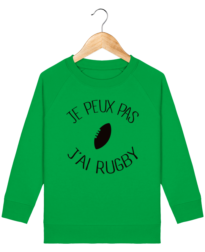 Sweat-shirt enfant Je peux pas j'ai rugby Par  Freeyourshirt.com