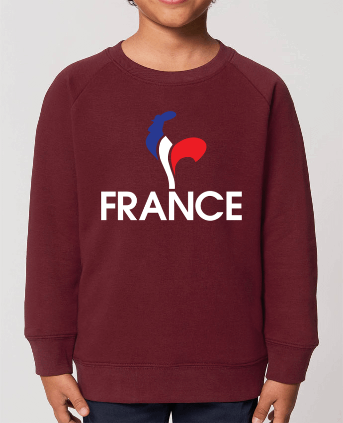 Iconic kids\' crew neck sweatshirt Mini Scouter France et Coq Par  Freeyourshirt.com