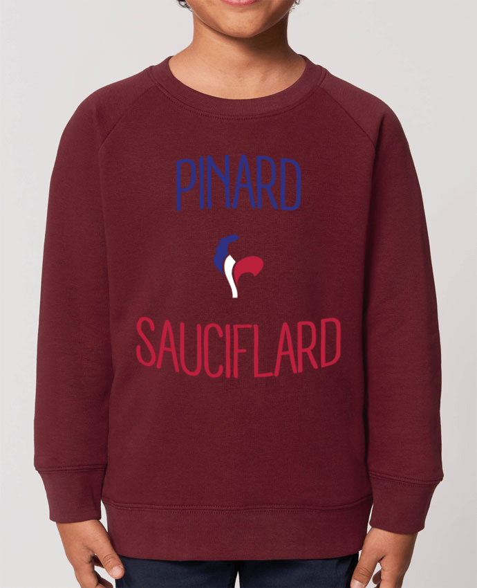 Iconic kids\' crew neck sweatshirt Mini Scouter Pinard Sauciflard Par  Freeyourshirt.com