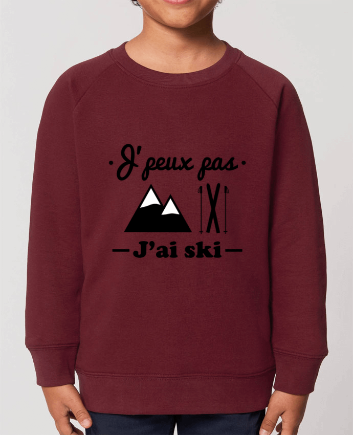 Sudadera Básica Cuello Redondo Algodón Orgánico STANLEY MINI SCOUTER J'peux pas j'ai ski Par  Benichan