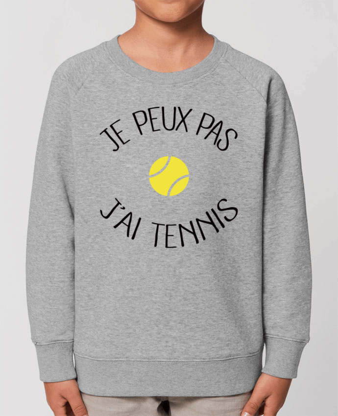 Iconic kids\' crew neck sweatshirt Mini Scouter Je peux pas j'ai Tennis Par  Freeyourshirt.com