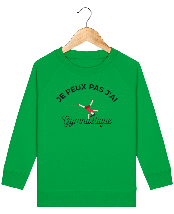 Iconic kids\' crew neck sweatshirt Mini Scouter Je peux pas j'ai gymnastique Par  Ruuud