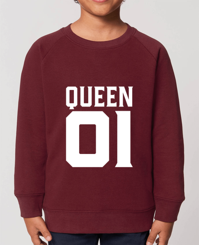 Sweat Enfant Col Rond- Coton - STANLEY MINI SCOUTER queen 01 t-shirt cadeau humour Par  Original t-shirt