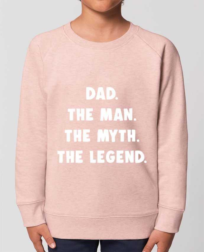 Iconic kids\' crew neck sweatshirt Mini Scouter Dad the man, the myth, the legend Par  Bichette