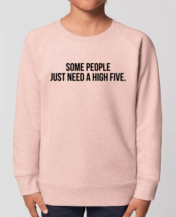 Iconic kids\' crew neck sweatshirt Mini Scouter Some people just need a high five. Par  Bichette